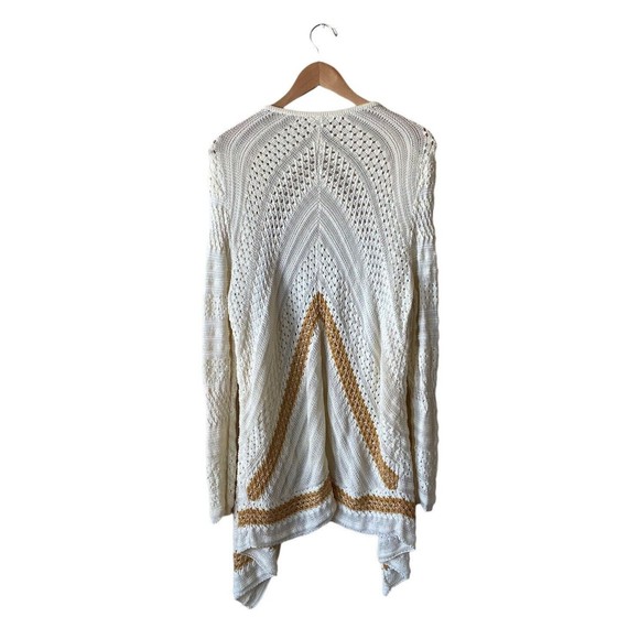 Chico’s Mixed-Stitch Crochet Cardigan | Size 2 | US Size Large 12 - Picture 10 of 13